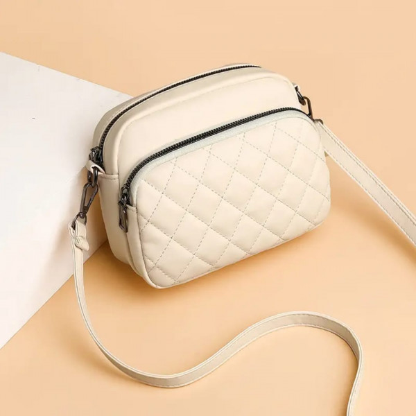 Crossbody mini small bag ( off white)