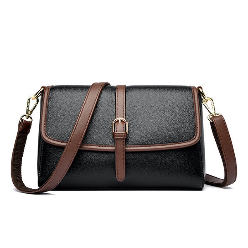  Genuine Soft Leather Handbag for Color:(Black ) Code : 70