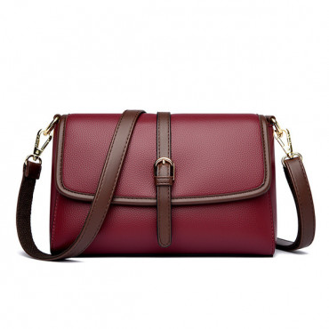  Genuine Soft Leather Handbag for Color:(Meroon ) Code : 70