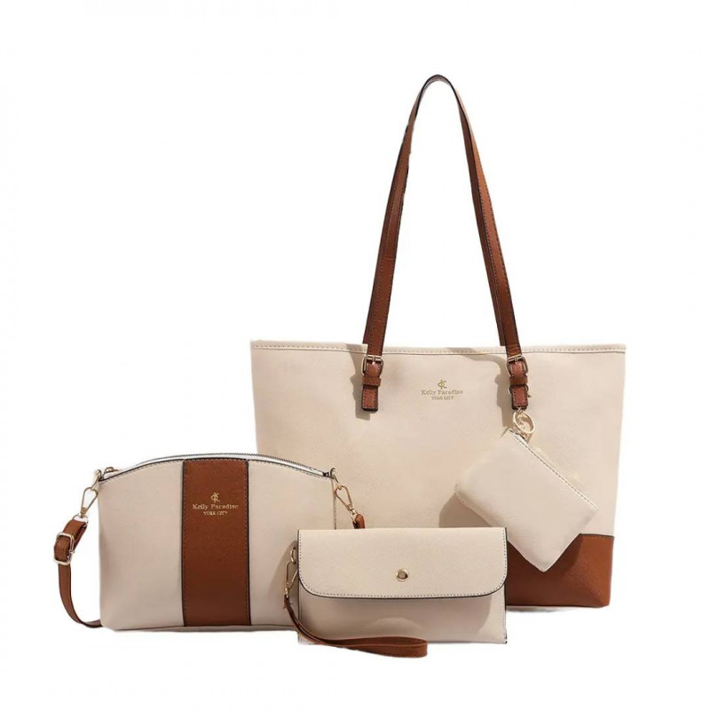 4 pcs combo Woman bag  ( off - white )