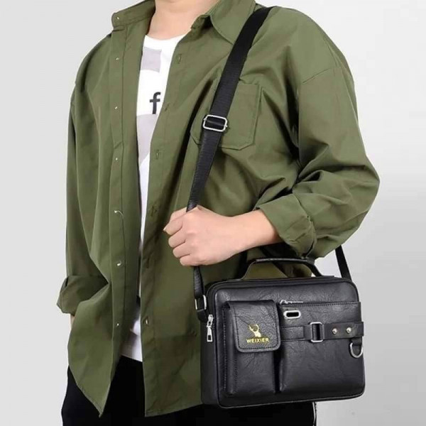 Men & Women Shoulder Bag (Black color)