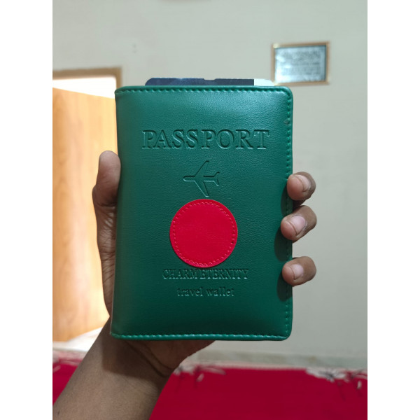 Business Passport Covers Holder Wallet Case (Black)