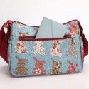 Printed crossbody bag