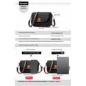 PU Leather Handbags Women Fashion Crossbody Bags(Black)