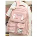  Trendy Korean Design  School bag class 1-8 { Pink }