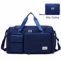 Fashionable Large Capacity Travel & Gym Bag (Blue colour)Code : 185