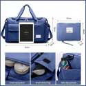 Fashionable Large Capacity Travel & Gym Bag(Maroon colour)Code : 185