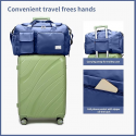 Fashionable Large Capacity Travel & Gym Bag (Blue colour)Code : 185
