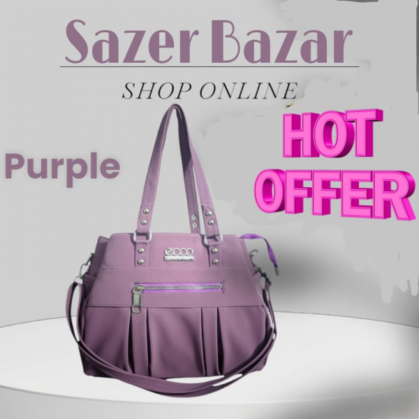 Italian Fashionable Shoulder Bag (purple colour)