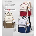 Middle School, High School, and College Students' Schoolbags Stain-Resistant Backpacks (meroon)