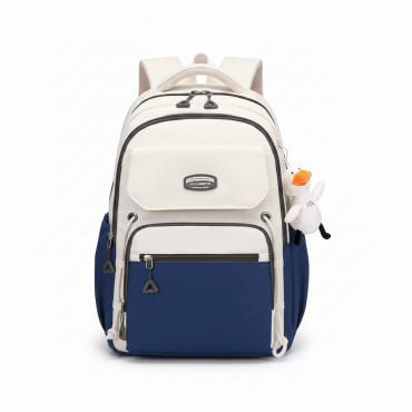 Middle School, High School, and College Students' Schoolbags Stain-Resistant Backpacks (Blue)