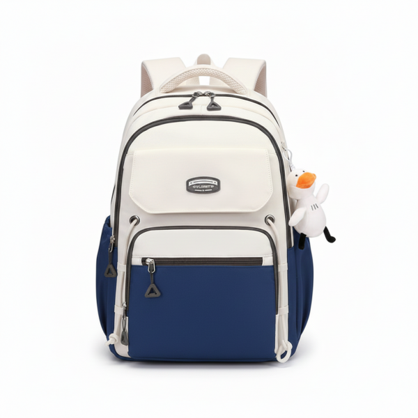 Middle School, High School, and College Students' Schoolbags Stain-Resistant Backpacks (Blue)