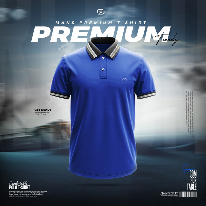 Marslice Coitton Polo-Navy