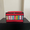 3 Pcs 9 Grid Transparent Cloth Organizer Box
