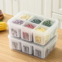 6 Grid Fridge Storage Box ( ২ সেট )
