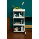 4 Layer Multifunctional Trolley Rack (White)