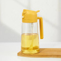 2 in 1 Oil Sprayer Jar ( Orange Color) (China) ( গ্লাস বডি)