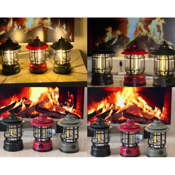 Electric Rechargeable Haricane Lamp(৩ টা কালারের যে কোনো ১ টা পাবেন)
