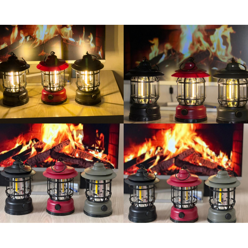 Electric Rechargeable Haricane Lamp(৩ টা কালারের যে কোনো ১ টা পাবেন)
