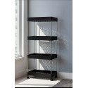 4 Layer Multifunctional Trolley Rack (Black)
