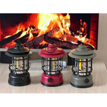 Electric Rechargeable Haricane Lamp(৩ টা কালারের যে কোনো ১ টা পাবেন)