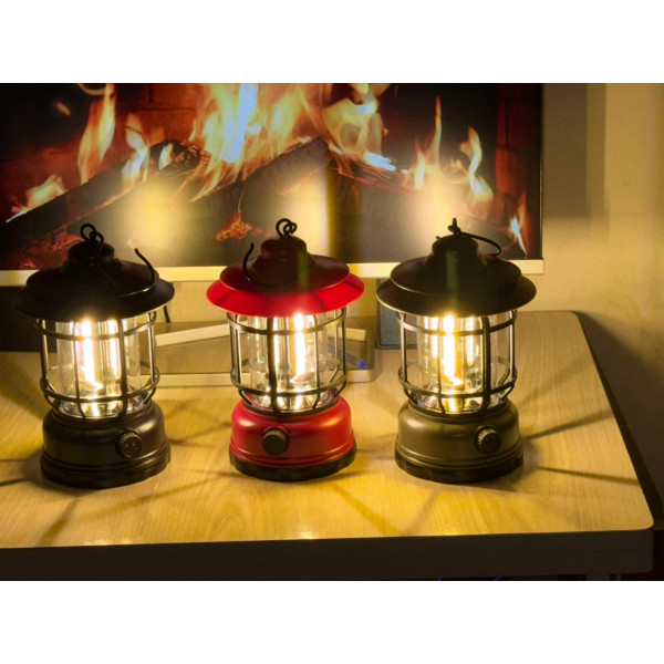 Electric Rechargeable Haricane Lamp(৩ টা কালারের যে কোনো ১ টা পাবেন)