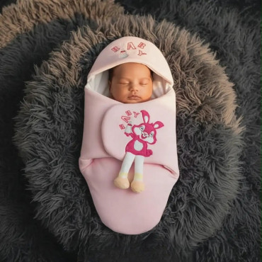 Premium Baby Blanket ( ০-৯ মাস ) (Pink)