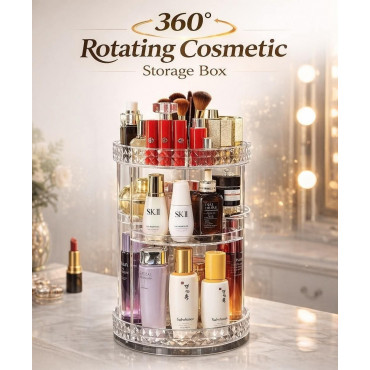 360° Rotating Cosmetic Organizer