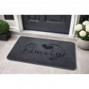 Family Floor Mat (Dark Grey)