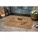 Family Floor Mat (Brown)