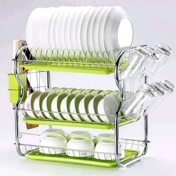 Kitchen Rack With Tray 3 Layer 