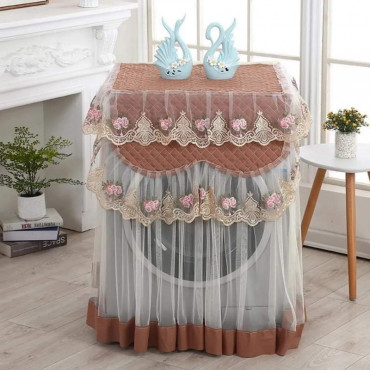 Luxury Washing Machine Cover(Coffee)