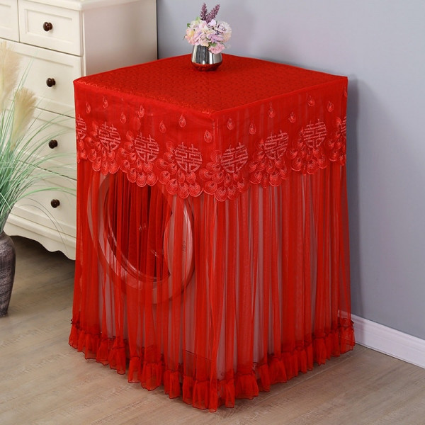 Luxury Washing Machine Cover( Red)