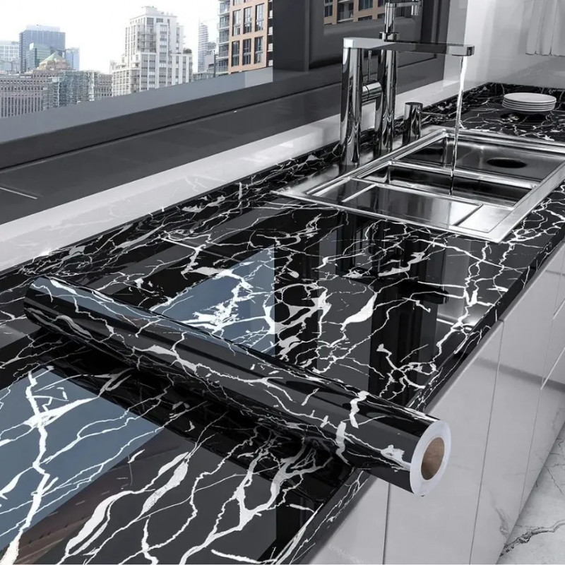 Marble Wallpaper (Black)