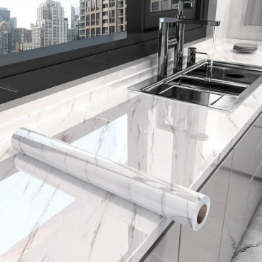 Marble Wallpaper (White)