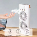Rechargeable Double Head Cooling Fan