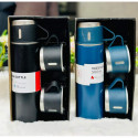 Vacuum Flask Set (Blue)