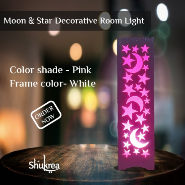 Moon & Star Decorative Room Light