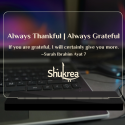 Gratitude Table Top Decor - Reminds Gratitude