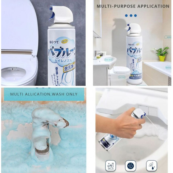 Multipurpose Toilet Foam Cleaning Spray