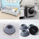 Anti-vibration Shock Pad Foot Mute Protection Mat 4Pcs