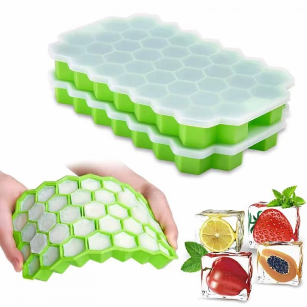 Ice Mold (Tray -37) Ice Tray, Ice Cube Mold Maker, Ice Box For Freezing