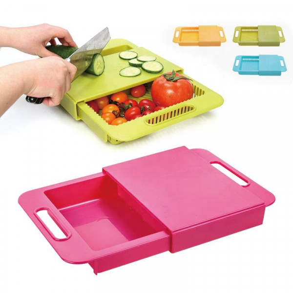 Multi-functional Cutting Board with Strainer