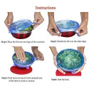 Silicone Lid Set,Silicon lids for containers,Silicon Stretchable lids,Silicone lids and Cover