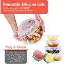 Silicone Lid Set,Silicon lids for containers,Silicon Stretchable lids,Silicone lids and Cover