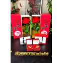 Rose jewelry gift set with ring and bracelet