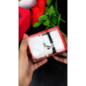 Rose jewelry gift set with ring and bracelet