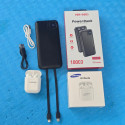 Ven Den power bank and Samsung Airbuds