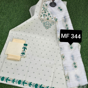 স্কিন প্রিন্টেড থ্রি-পিস    MF 344