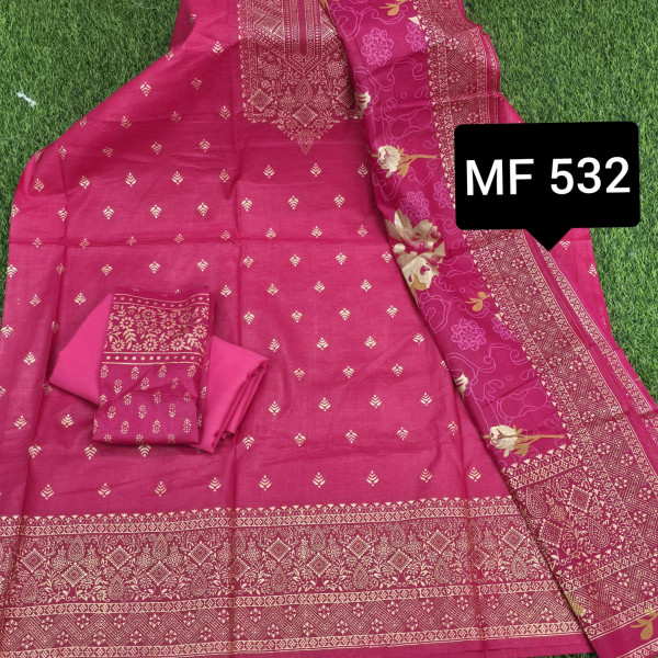 স্কিন প্রিন্টেড থ্রি-পিস Mf 532